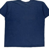 Nike T-Shirt - 2XL Navy Cotton