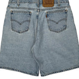 Levis Denim Shorts - 32W 10L Light Wash Cotton