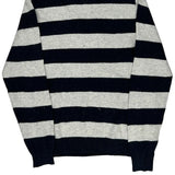 Tommy Hilfiger Striped Jumper - XL Grey Cotton
