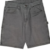 Wrangler Double Knee Carpenter Shorts - 34W 11L Grey Cotton