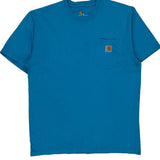 Carhartt T-Shirt - Medium Blue Cotton