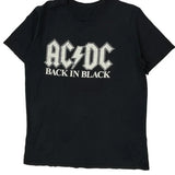 Ac/Dc Band T-Shirt - XL Black Cotton