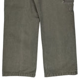 Unbranded Double Knee Carpenter Trousers - 34W 30L Grey Cotton