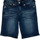 Age 6 True Religion Denim Shorts - Small Dark Wash Denim
