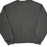 Starter Sweatshirt - Large Gray Cotton Blend