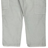Wrangler Double Knee Carpenter Trousers - 32W 28L White Cotton