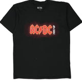 Pwr/Up Ac/Dc Band T-Shirt - Large Black Cotton