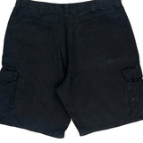 Wrangler Cargo Shorts - 37W 11L Black Cotton