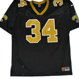 Vintage New Orleans Saints Nike Football Jersey - XL Black Polyester