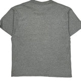 Nike T-Shirt - Large Gray Cotton