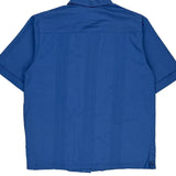 Tropicool Short Sleeve Shirt - Medium Blue Polyester Blend