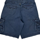 Polo By Ralph Lauren Cargo Shorts - 32W 10L Blue Cotton
