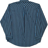 Tommy Hilfiger Striped Shirt - Large Black Cotton