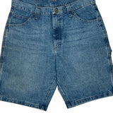 Dickies Denim Shorts - 32W 9L Blue Denim