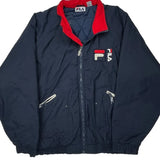 Fila Windbreaker - XL Red Nylon