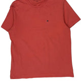 Tommy Hilfiger T-Shirt - Large Red Cotton