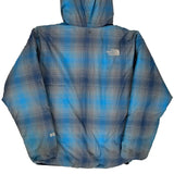 Age 10-12 The North Face Checked Puffer - Medium Blue Polyester