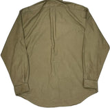 Blake Ralph Lauren Shirt - Large Khaki Cotton
