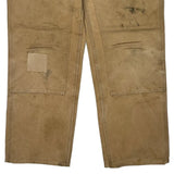 Carhartt Double Knee Carpenter Trousers - 37W 30L Beige Cotton