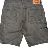 Levis Carpenter Shorts - 35W 10L Grey Cotton