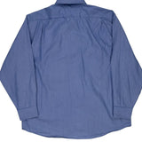 Tommy Hilfiger Pinstripe Shirt - XL Blue Cotton