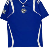 Appleton Adidas Football Football Shirt - Medium Blue Polyester