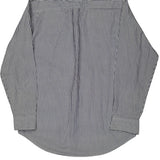 Chaps Ralph Lauren Striped Shirt - Large Blue Cotton