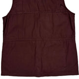 Carhartt Vest - Large Burgundy Cotton