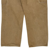 Carhartt Carpenter Trousers - 36W 28L Brown Cotton