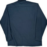 Dickies Shirt - Large Navy Polyester Blend