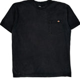 Dickies T-Shirt - Large Black Cotton