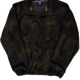 Nautica Checked Fleece - XL Blue Acrylic
