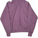 Vintage Reverse Weave Champion Hoodie - Small Purple Cotton