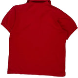 Vintage Lacoste Polo Shirt - Medium Red Cotton