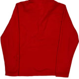 The North Face Fleece - Large Red Polyester