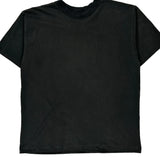 Hanes Single Stitch T-Shirt - 2XL Black Cotton Blend