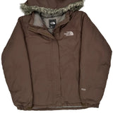 The North Face Parka - Large Brown Polyester