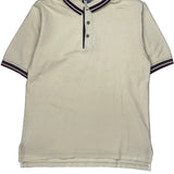 Lee Polo Shirt - Small Cream Cotton