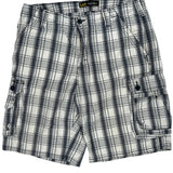 Lee Cargo Shorts - 34W 11L Grey Cotton