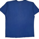 Dickies T-Shirt - Large Blue Cotton