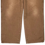 Dickies Carpenter Trousers - 38W 30L Brown Cotton