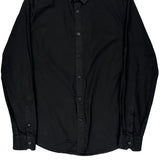 Armani Exchange Slim Shirt - Small Black Cotton
