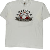 Arizona Invitational Fruit Of The Loom Graphic T-Shirt - XL White Cotton Blend