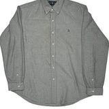 Ralph Lauren Shirt - Large Grey Cotton