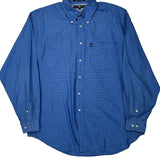 Tommy Hilfiger Checked Shirt - Large Blue Cotton