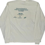 Cri Shoreline Half Marathon Fruit Of The Loom Single Stitch Long Sleeve T-Shirt - XL White Cotton