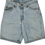 Levis Denim Shorts - 28W UK 10 Light Wash Cotton
