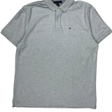 Tommy Hilfiger Polo Shirt - XL Gray Cotton