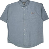 Lee Short Sleeve Shirt - XL Blue Cotton