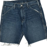 Levis Denim Shorts - 30W 10L Blue Denim